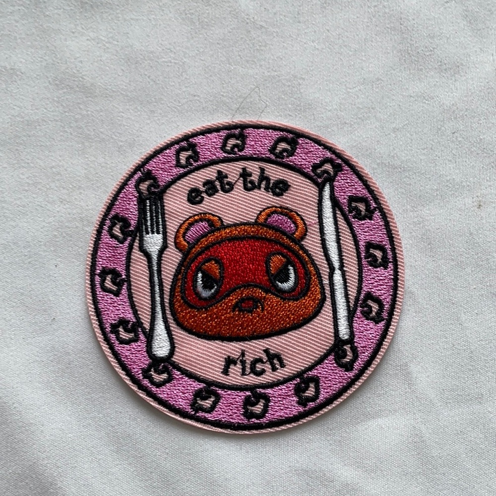 Tom nook iron on / sew on patch